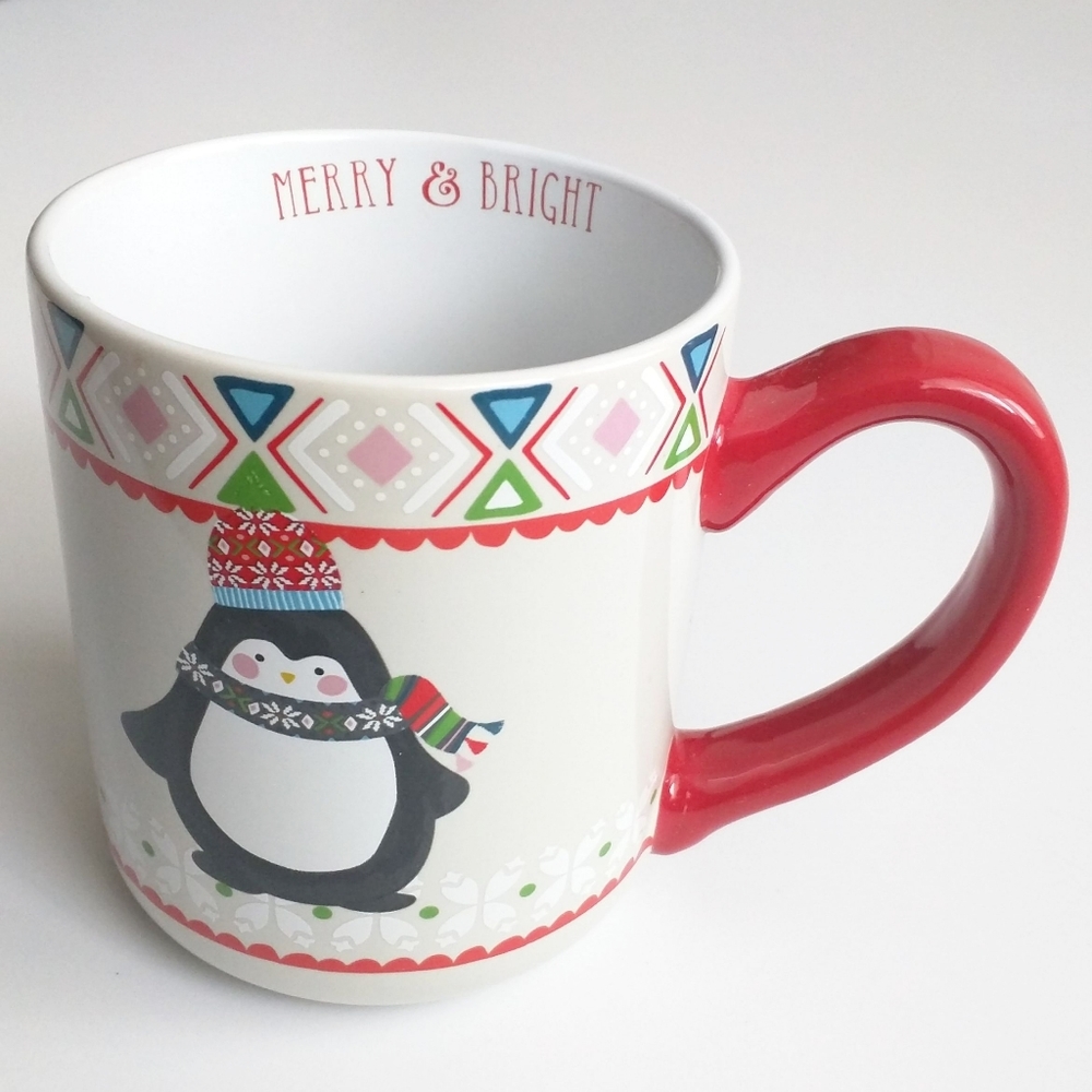 NWOT Merry & Bright Sheffield Home Holiday Mug